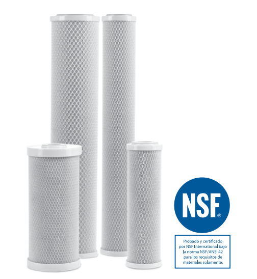 Filtros de Carbón en Bloque